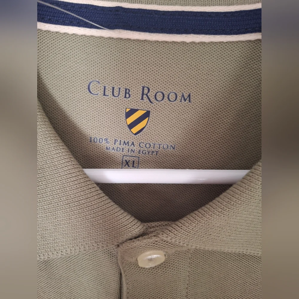 Club Room Olive Polo Shirt.Size XL - Picture 3 of 6
